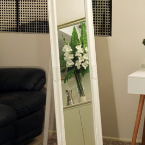 160x40cm full length white mirror