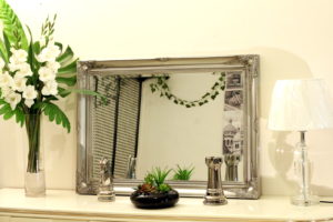 90x65cm silver mirror