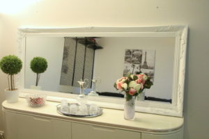 Gloss white mirror 177x78cm 6